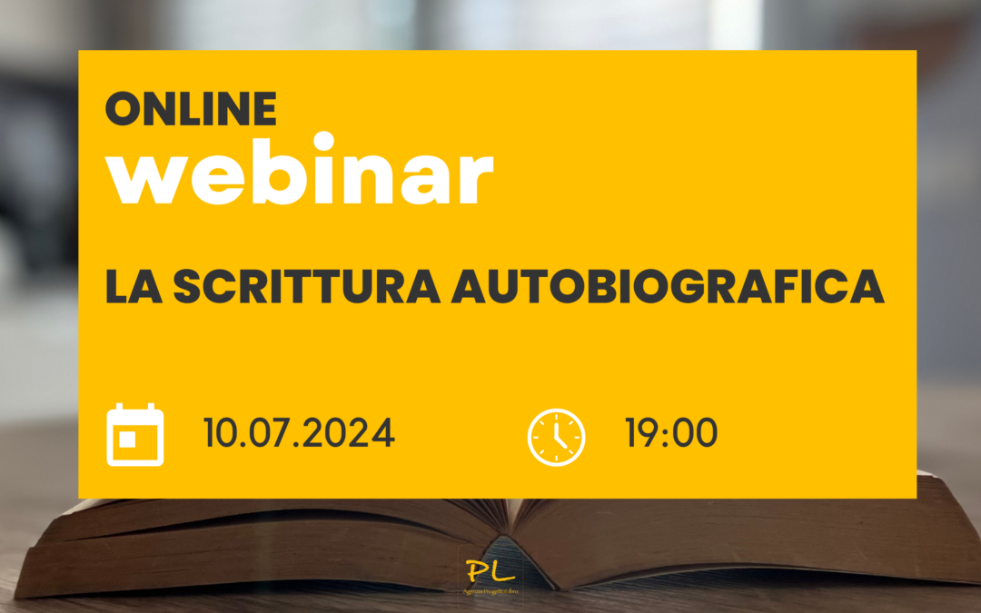 La scrittura autobiografica – Webinar Gratuito